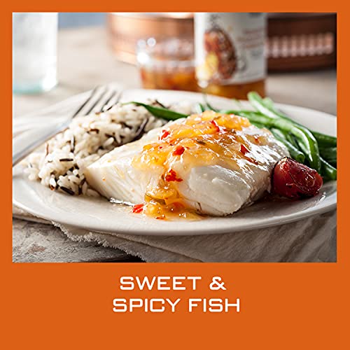 Robert Rothschild Farm Roasted Pineapple & Habanero Sauce (40Oz) - Glaze & Finishing Sauce - Sweet & Spicy Sauce For Chicken, Fish, Pork, Shrimp - All Natural, Gluten Free & Certified Kosher #TOP2