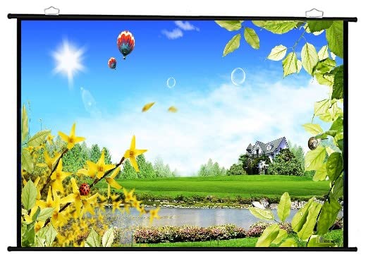 MOIZ Map Type Projector Screens - 1:1 Aspect Format with Imported High Gain Fabric Support in HD,3D & 4K Technology. (5ft.Width x 5ft.Height) (B0B2LV2SDC) Amazon Price History, Amazon Price Tracker