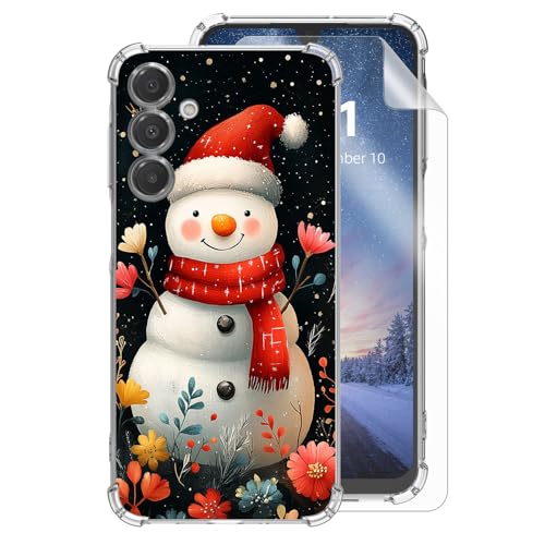 HJCYXJLK Samsung Galaxy A35�p�N���A�t�H���P�[�X�A�y�ʃX���������\�t�gTPU�A�ϏՌ��l���̗����h�~�ی�J�o�[Samsung Galaxy A35�p�A�t���[�����X�m�[�}��