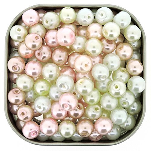 Beads Direct USA's Glass Pearls Mix 100pcs 8mm - 