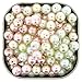 Beads Direct USA's Glass Pearls Mix 100pcs 8mm - "Barely Pink" Mix