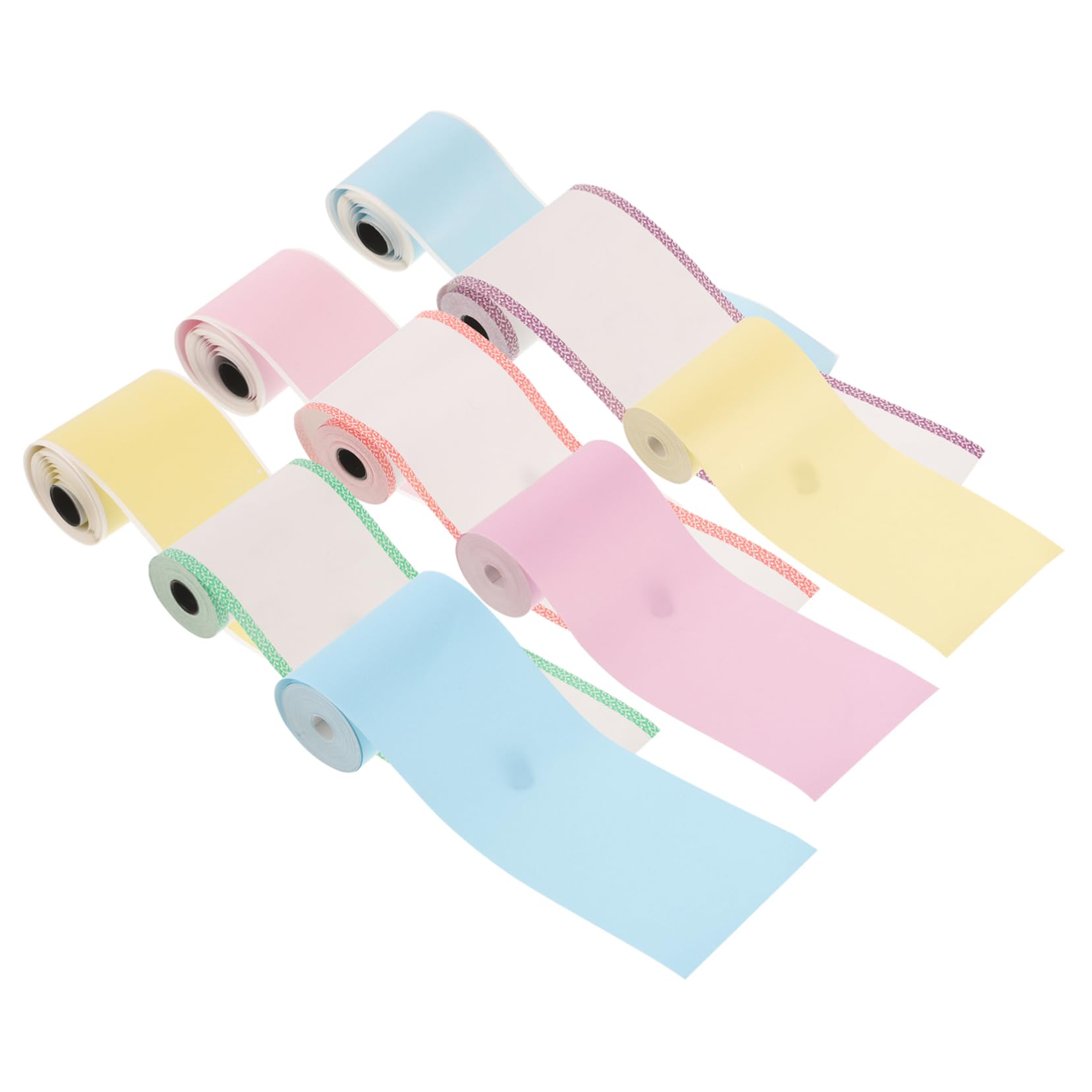 Housoutil 5 Set Etichette Termiche Adesive Autoadesive Per Termica Impermeabili E Resistenti Oli Compatibili Con Mini Stampanti Per Ufficio E Domestico 9 * 5