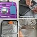 AVIO Wave Cabin Suitcase 55x40x20cm - Lightweight Double-Wheel Luggage Bag w/Combi Lock, 2 Internal Pockets, Telescopic Handle w/ 3 Heights - Durable ABS Hard Shell RyanAir, EasyJet, British Airways