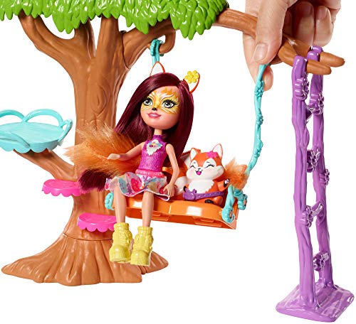 Enchantimals Playground Adventures Playset + Felicity Fox Doll & Flick Figure #TOP5