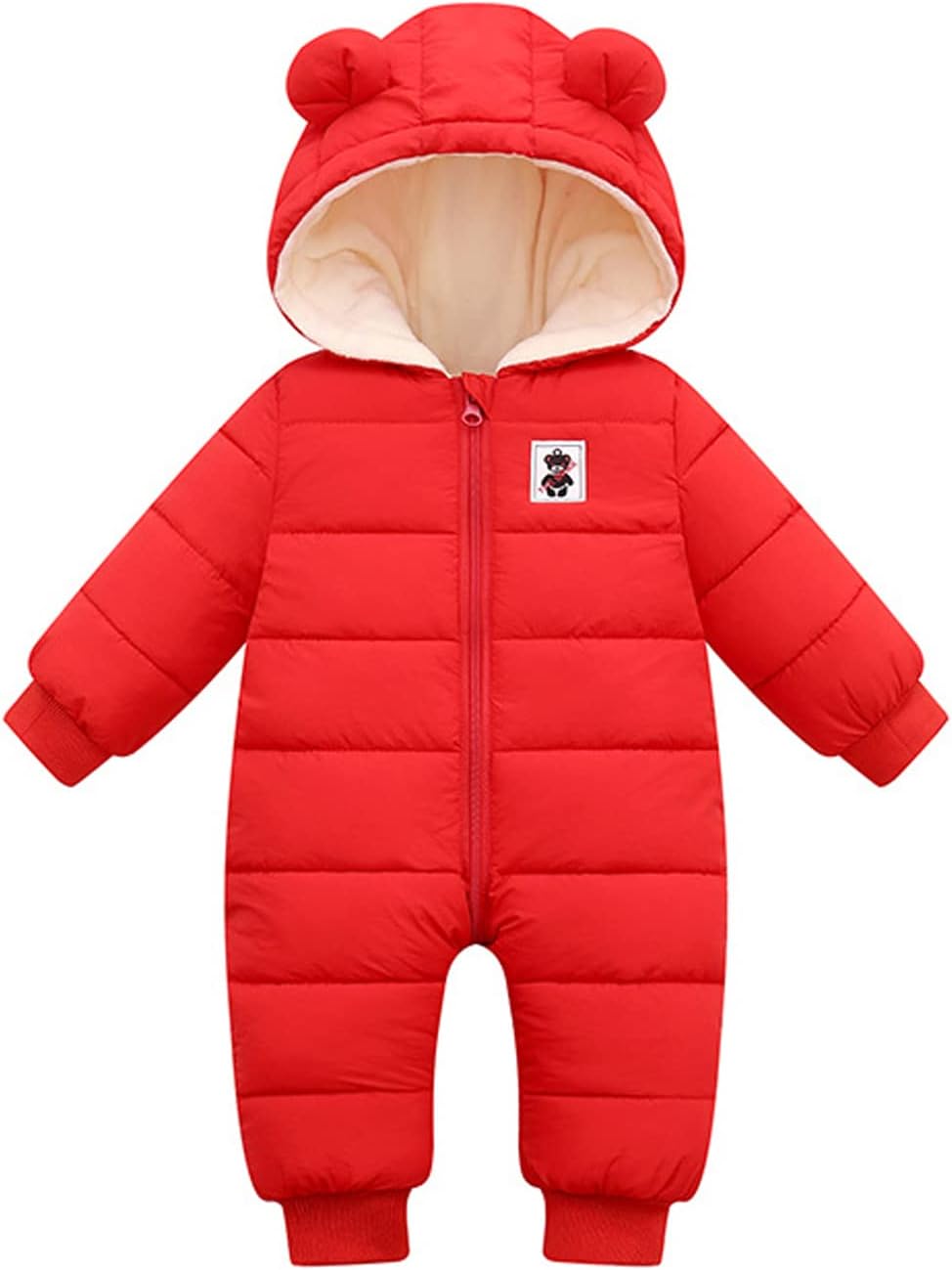 Newborn Snowsuit Baby’s Romper Jumpsuit Winter Coats Warm Down Coat Cute Padded Windproof Onesie for infant girls boys