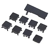 No aplicable: No aplicable TAPAS DE TORNILLOS PARA SONY PLAY STATION 3 SLIM PS3 CUBIERTA TAPA REPUESTO PIES