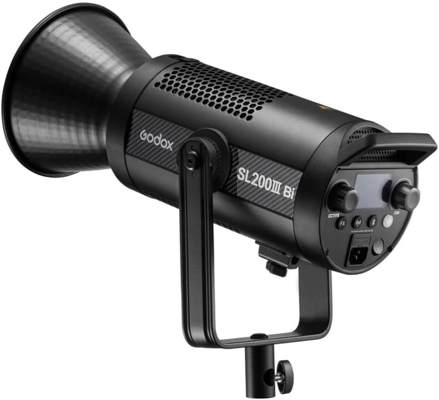 Godox SL200IIIBi Bi-Color LED Light with Flexible Light Control, High Color Fidelity, and Godox Light App Compatibility (Black)