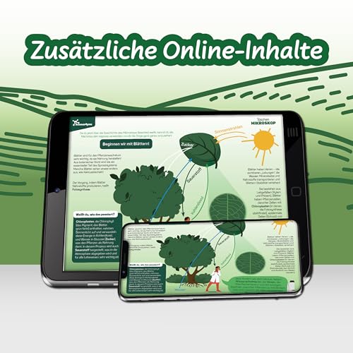 Science4you Mini-Taschenmikroskop für Kinder 6+ Jahren – Tragbares Kinder-Mikroskop mit Experimentierhandbuch und Laborwerkzeugen, Lernspielzeug für Jungen und Mädchen ab 6 7 8 9+ Jahren