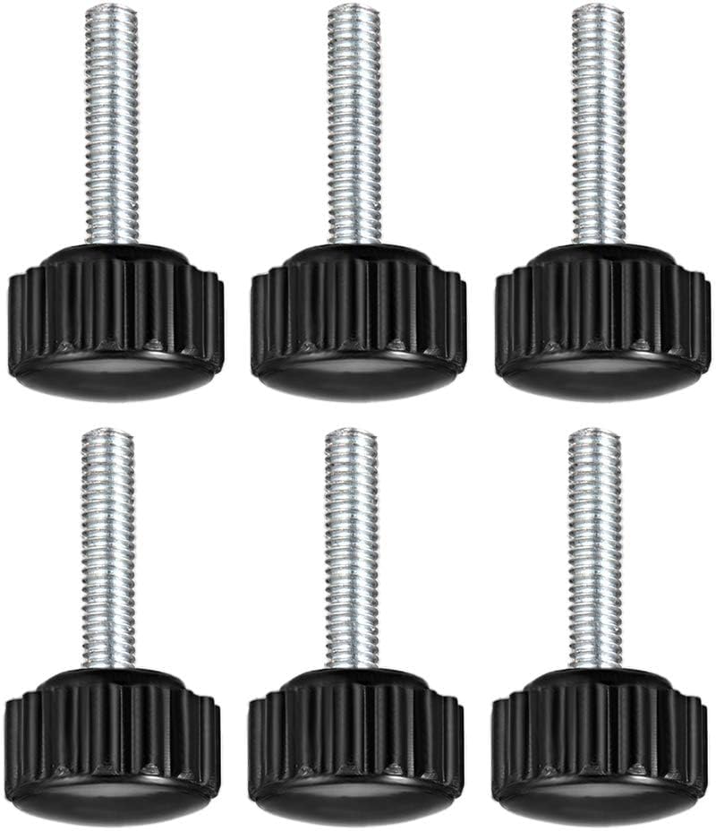 MACHSWON Knurled Clamping Knobs Saw Drill Press Lathe and Routing Jigs Packaging Machinery Printing Equipment Hand Clamping Handle Bolt Hand Knob Screw Replacement Parts M4 x 20mm 6pcs