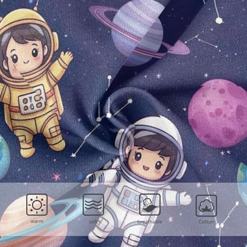 Girls Briefs, Cute Astronauts Space Toddler Girl Briefs, Cotton Underwear Girls, 2T–8 Years3