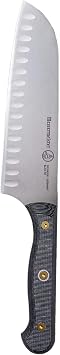 Messermeister Custom 7 Kullens Santoku Knife - X50 German Stainless Steel - Rust Resistant & Easy to Maintain - Made in Solingen, Germany