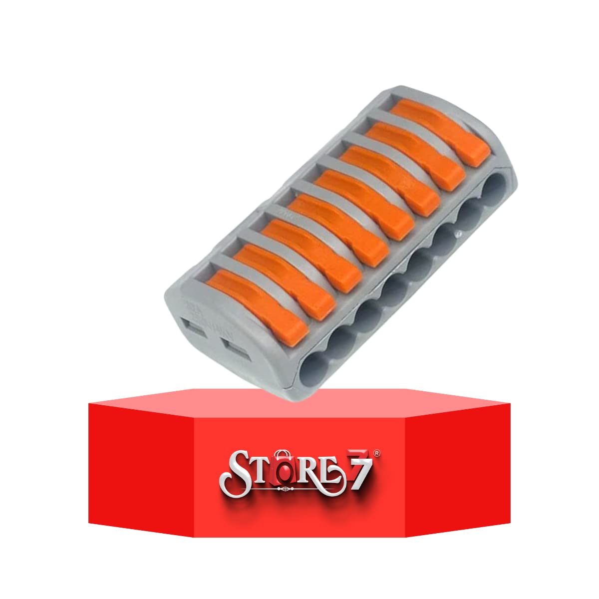 STORE77® 5Pcs Smart Lever Wire Nut Connector (8 Port), Splicing Wire Connector, Universal Quick Wiring Cable Connection Push-in Conductor Terminal Block. (B0B7DGLCPQ) Amazon Price History, Amazon Price Tracker