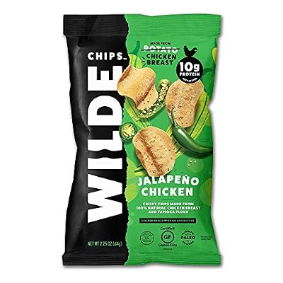Chicken Chip Variety by Wilde Chips, 6 Flavors, 2.25oz Bag (6 Count)