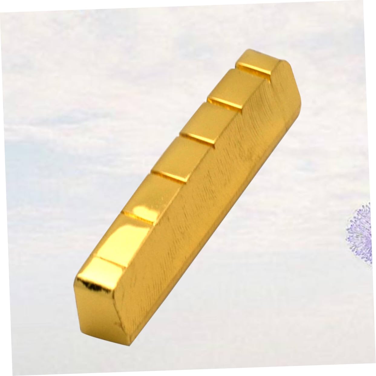 Abaodam Guitar Saddle Nut Brass Material Replacement Guitar Bridge Acoustic Guitar Accessory Guitar Pegs