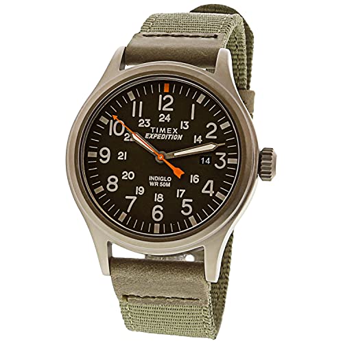 Timex Men's Expedition TW4B14000 Brown Nylon Japanese Quartz Dress Watch