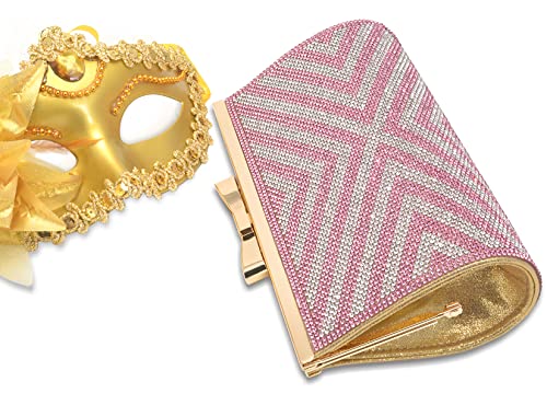 Sumnn Evening Clutch Bag Cocktail Prom Sparkly Rhinestone Crystal Bride And Bridesmaid Wedding Party Formal Purses For Women #TOP1