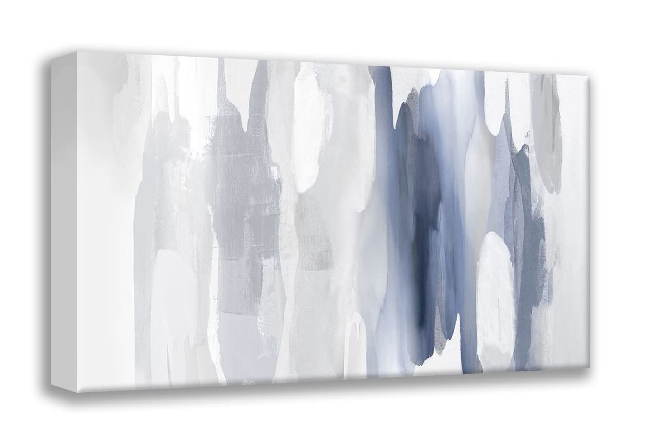 ArtDirect Hanson, Jackie 24x48 Gallery Wrapped Canvas Museum Art Titled: Echoes in Blue
