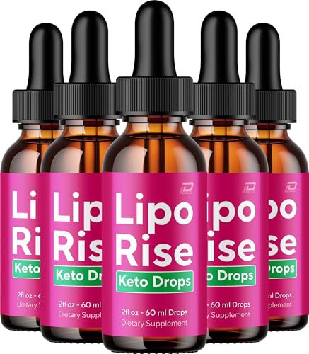 Lipo Rise Liquid Drops Lipo Rise Natural Liquid Dietary Natural Blend Supplement (5 Pack 5 Month Supply)
