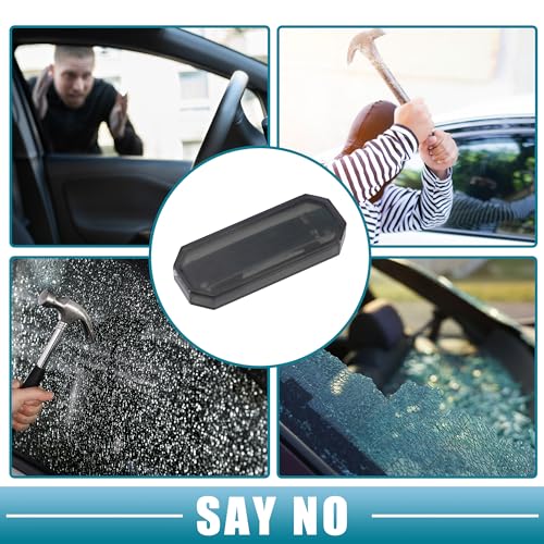 Evite robos con la alarma simulada solar de coche con parpadeo LED falso universal 4