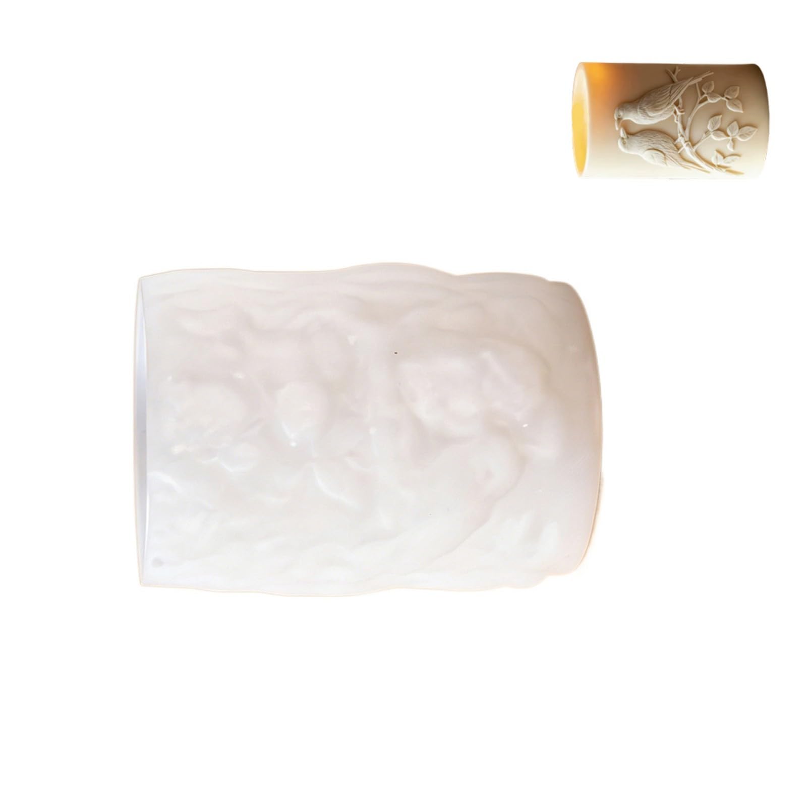our fave Bird Embossing Cylindrical Silicone Molds Food Grade Silicone for Crafting Soap Chocolate and Resin Art Cylindrical Molds Birthday