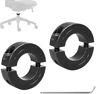 2 topes para reparar una silla de oficina que se hunde, 28 mm, pinzas para silla de oficina para detener el hundimiento, juego de herramientas de control de inclinación de acero para todas las sillas