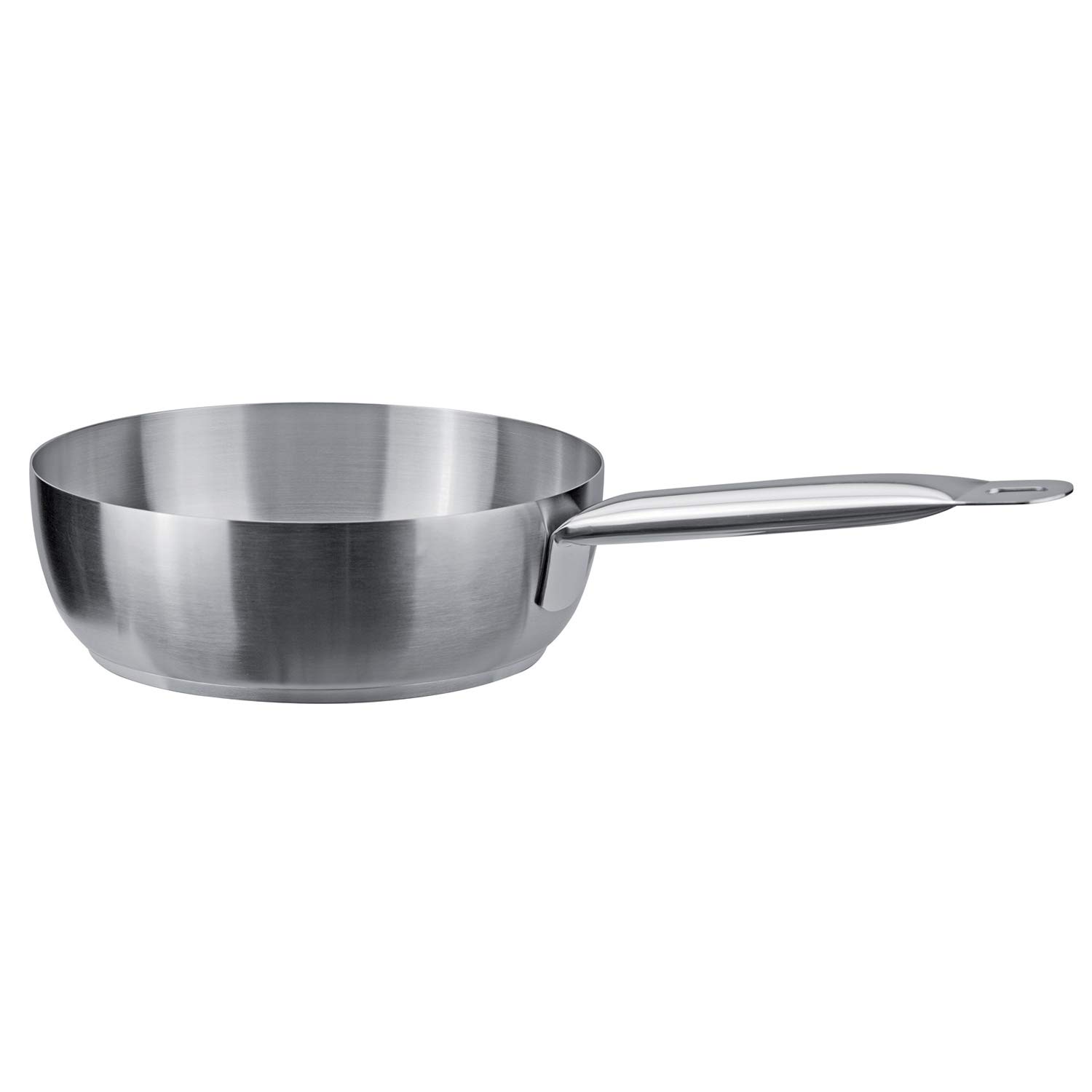 PIAZZA Casserole bombée en acier inoxydable - Collection Chef - Diamètre 22 cm