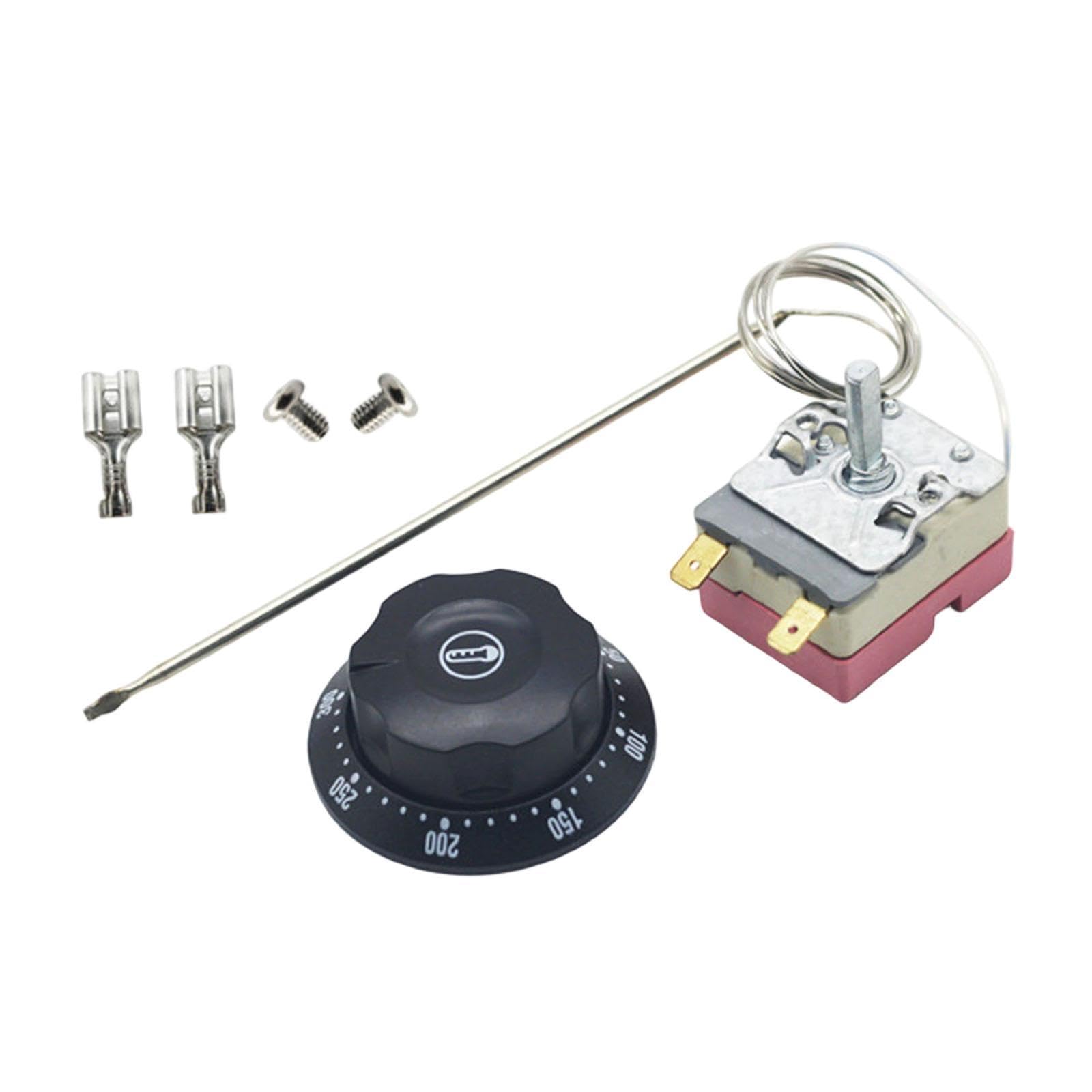 Temperature Control Switch Capillary Thermostat for Oven Heater Wine Cabinet|Business & Industrial | HVAC | HVAC Parts | Thermostats-image-3
