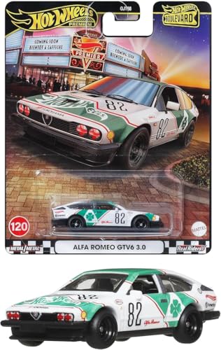 Image of Premium Silver Series Rally Racers Die-Cast Cars | 1:64 Scale Collectible Vehicles (Boulevard Alfa Romeo GTV6)