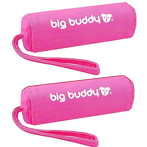 big buddy Bolsa de comida de lona para perros (2 unidades), color rosa