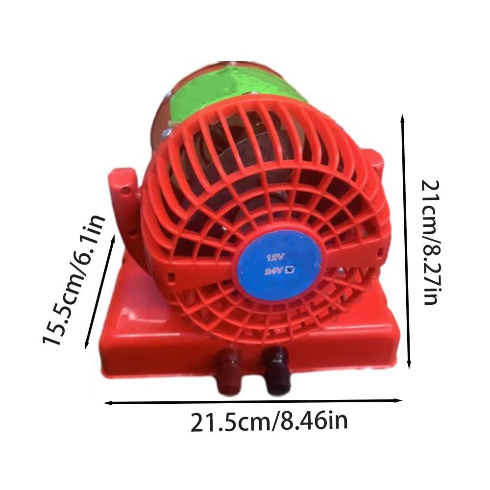 Riloer Grzejnik samochodowy do samochodu kempingowego 12 V, 600 W, przenośny zimowy, szybkie ogrzewanie i chłodzenie, odmrażanie i odparowywanie szyby samochodowej, kompatybilny z większością pojazdów