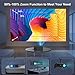 【28000Lumens High Brightness】Projector with 5G WiFi and Bluetooth, Upgrade Outdoor Movie Projector 4K Supported, Max 300
