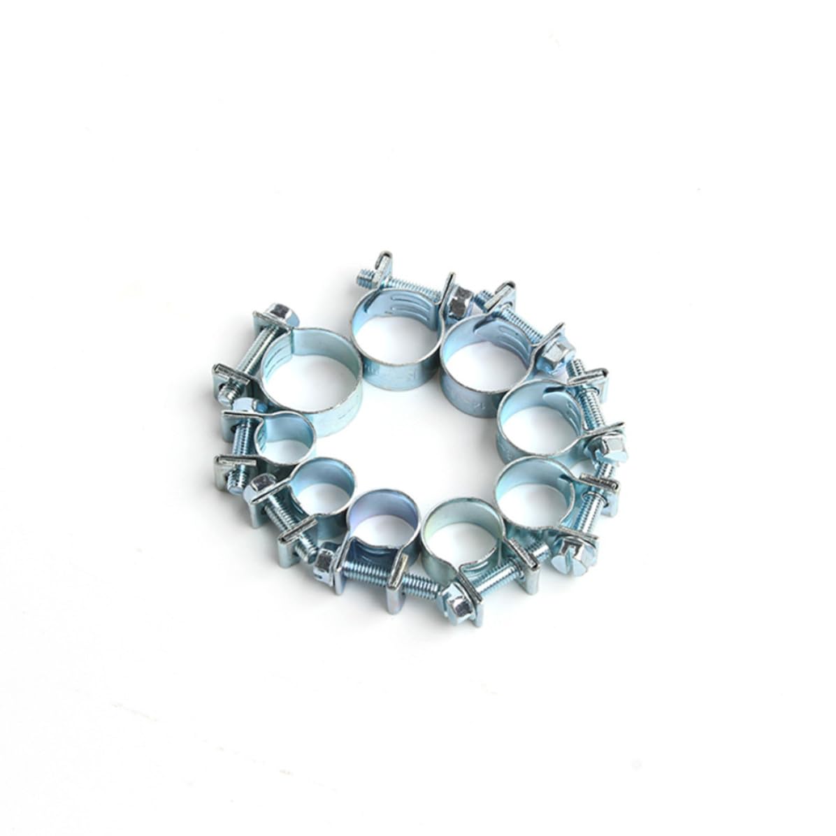 135 Pièces Mini Collier de Serrage Métallique Zingué
