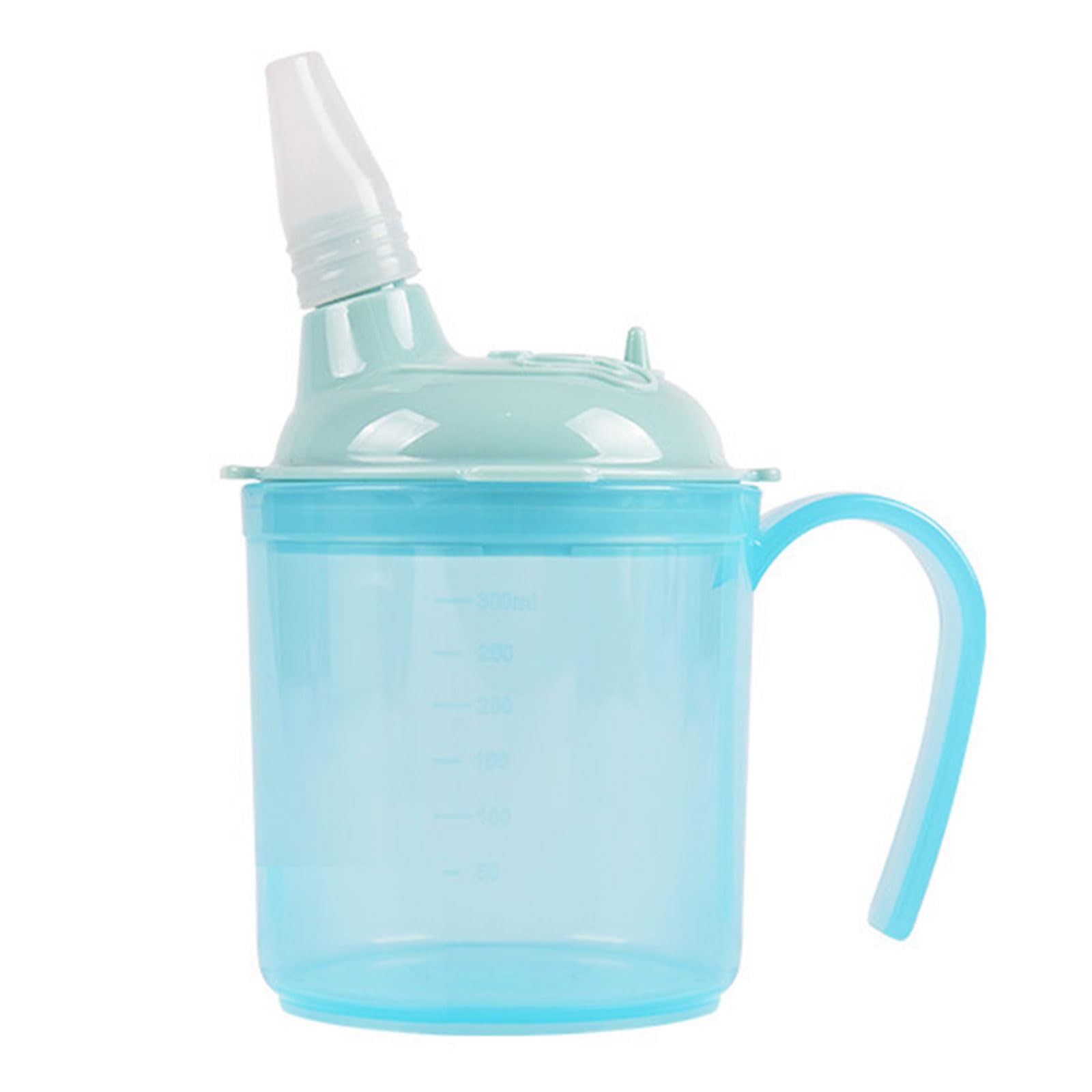 Kalttoy Spill Proof Feeding Cup 300ml Anti Choke Design for Pregnant Women Seniors Food Grade PP Materials Spill Proof Feeding Cup for Elderly Hospital Use