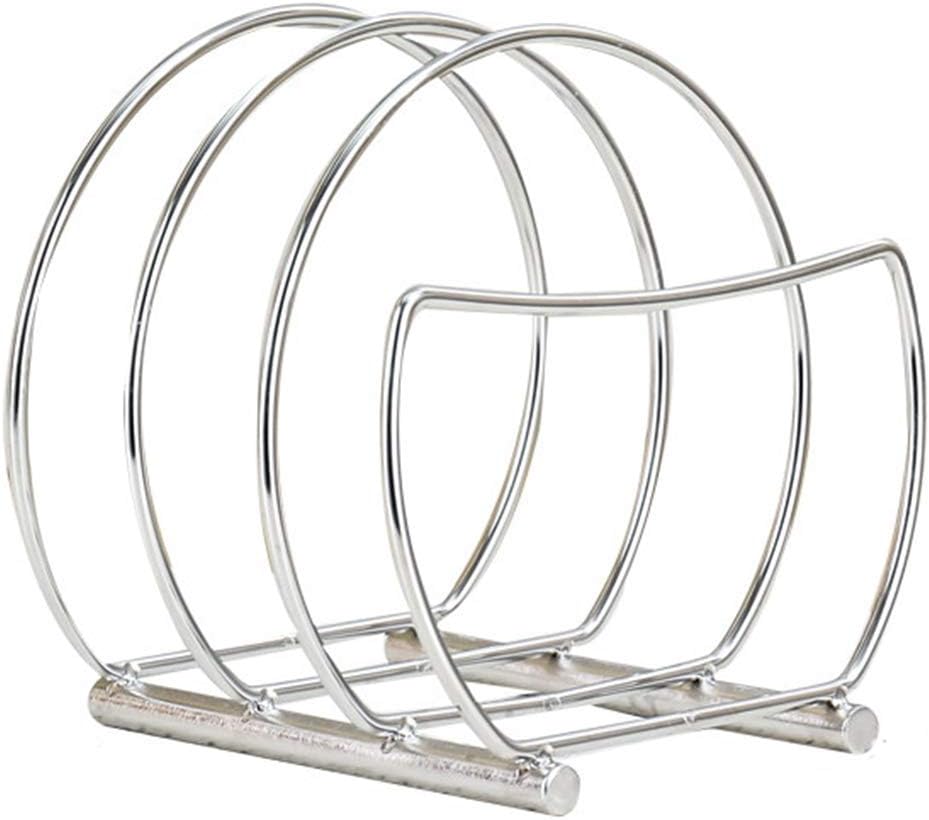 Kitchen Shelf lixin Stainless Steel Pot Rack (Color : Silver Size : 17 16.5cm) (Color : Silver Size : 17 16.5cm)