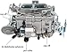 Rochester Quadrajet 4 Barrel Carburetor for 1901R GMC Chevy Carb 1966-1973 350 327 427 Big Small Block V8 Engines, 1901-GG 4BBL Carb 4MV Manual Divorced Choke