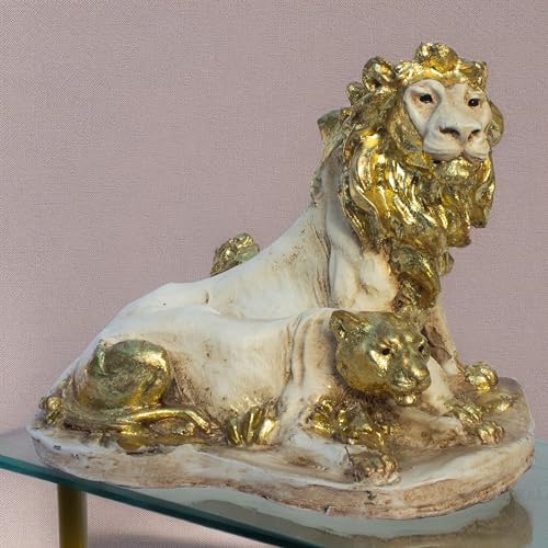 Majestic Elephant Family Showpiece | 7 Elephants Resin Figurine for Home Decor, Living Room & Office | Symbol of Strength, Prosperity & Protection (18 * 8.5 Inch)