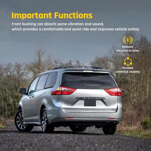 533851 & 533852 Front Right & Left Side Lower Suspension Control Arm Bushings for 2011-2020 Toyota Sienna, Replace 4806908040, RK622036, 4806808040, RK622035 by Generic - Image 6
