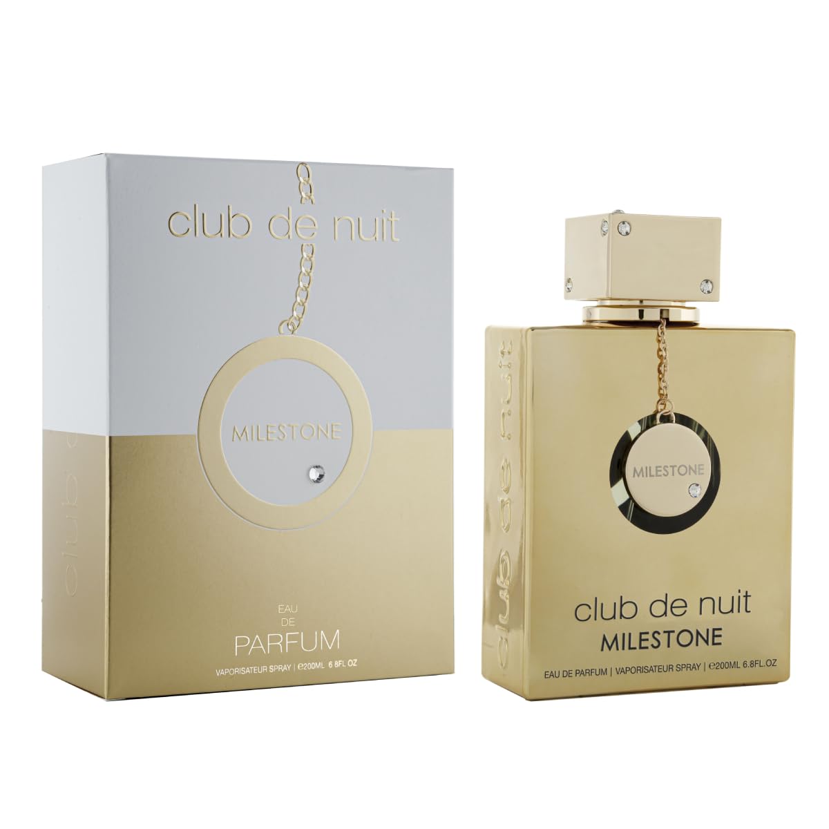 ARMAF Körperparfümspray, ideal für Erwachsene, Unisex - Club De Nuit Milestone EDP - 200 ml