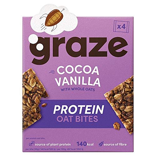 [Graze] ���q�R�R�A�ƃo�j���o�[4×30�O���� - Graze Cocoa And Vanilla Bar 4 X 30G [���s�A���i]