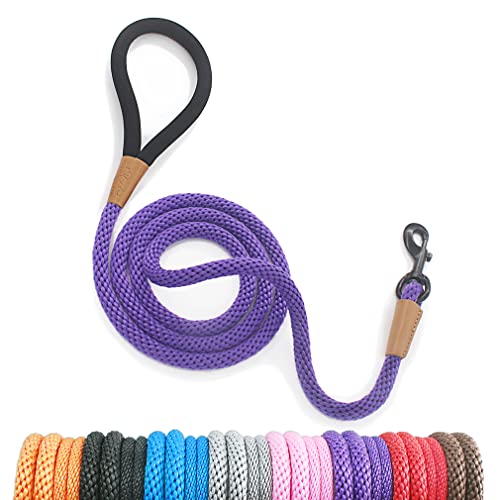 Lynxking Dog Leash Braided Dog Rope Pet Leash 4 Ft X 1/2 Inches Dog Traction Rope Leashes Dog Walking Lead For Medium Large Dogs #TOP29