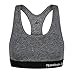 Price comparison product image Reebok Women's Sports Bra | Supportive, Comfortable Padded Sports Bra | Wireless, Low Impact and Breathable Sports Bras | Women Activewear Grey Marl