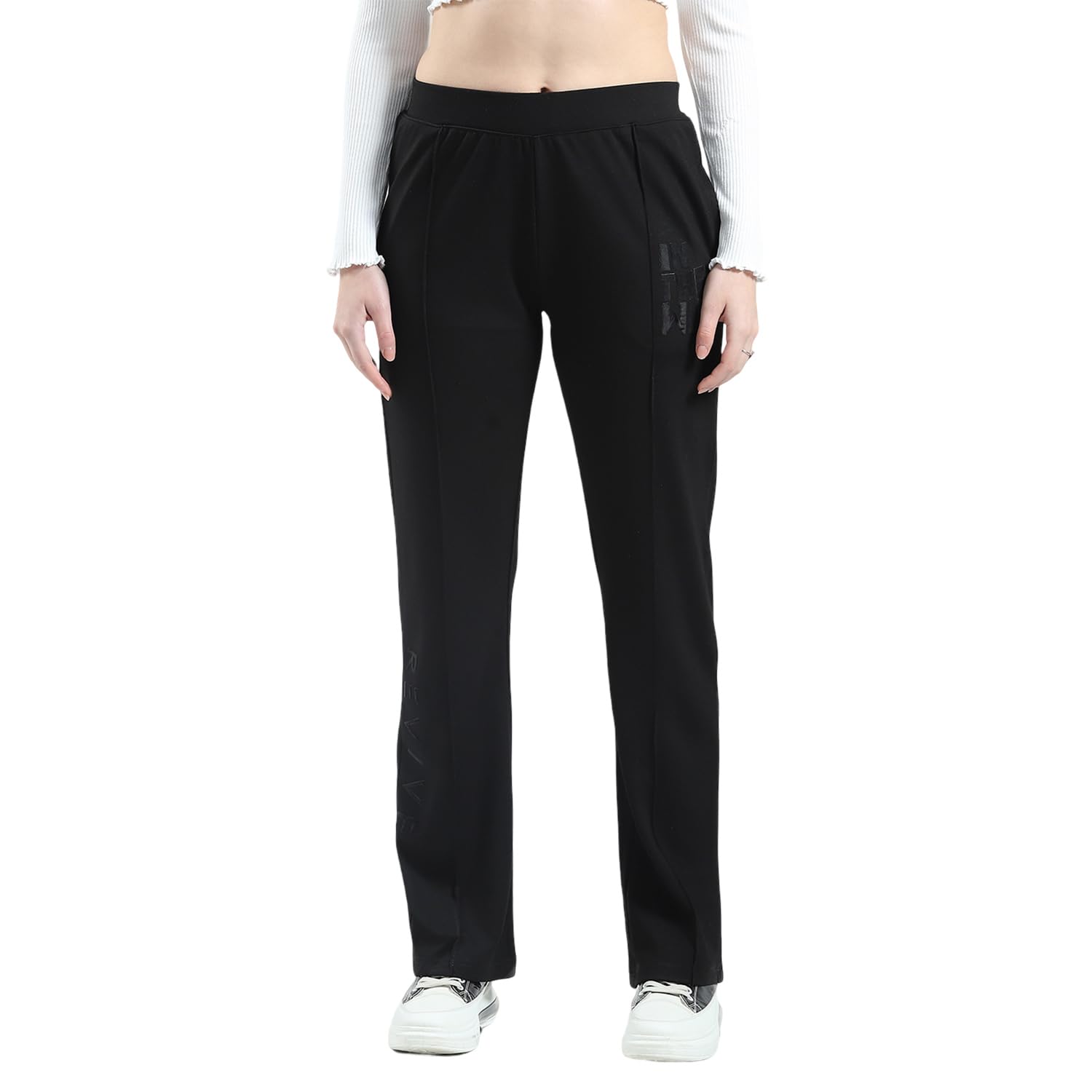 Monte Carlo Women’s Solid Regular Fit Lower | Drawstring Closure | Comfortable Lounge & Activewear Bottoms for Women’s