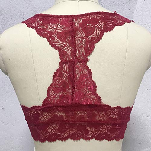 Sport BH Push Up Damen, Gepolstert Cup Comfort Bra Bralette Vest Frauen Büstenhalter Training Bra Dessous Bügelloser… – Bild 3