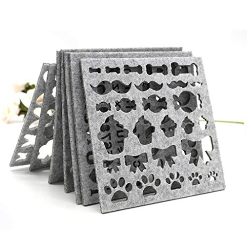 7pcs Wool Felt Mold Needle Felting Craft Stencil Applique Handicraft Shaping