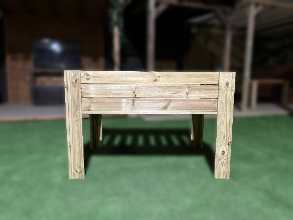 Mesa de Mesa Cultivo Especial hortalizas con 30 cm de Profundidad. Malla geotextil incluida. (80X40X80 CM)