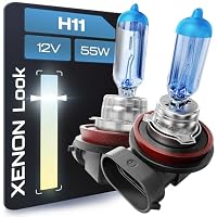 Ampoules H7 Halogène Xenon Look 55W Super White - Pour Mini R56 - 8500K - Homologué Route - Lot De 2