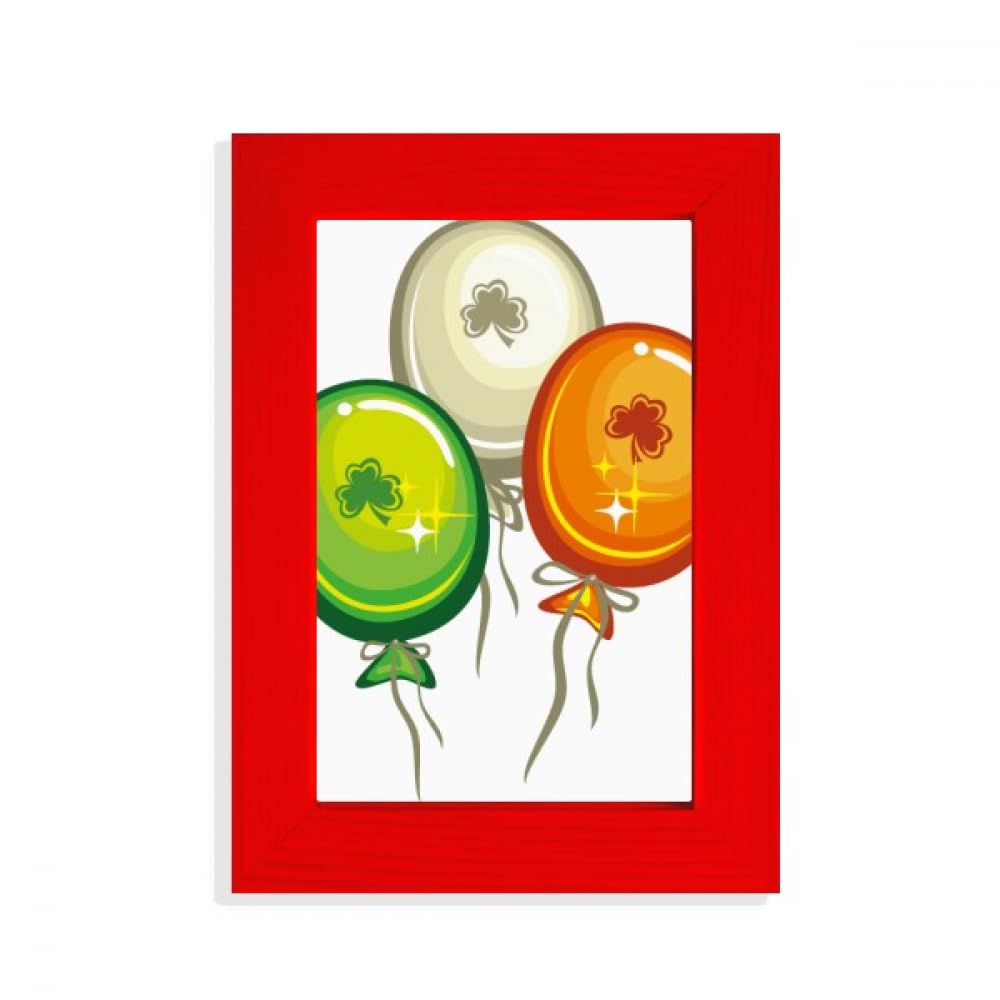 Cadre photo rouge Saint-Patrick finition laquée artisanale