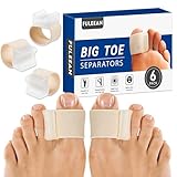 FULEEAN Big Toe Spacers,Hallux Valgus Corrector,Relieve Bunion Pain,Prevent Overlapping Toes, All-Day Comfort for Men & Women, Fits in Shoes.