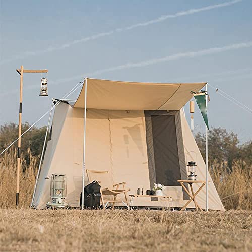 Carpa de Algodón Impermeable para Camping Familiar 4 Temporadas miniatura 2