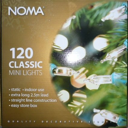 NOMA Classic 120 Indoor Lighting Set, Green Cable